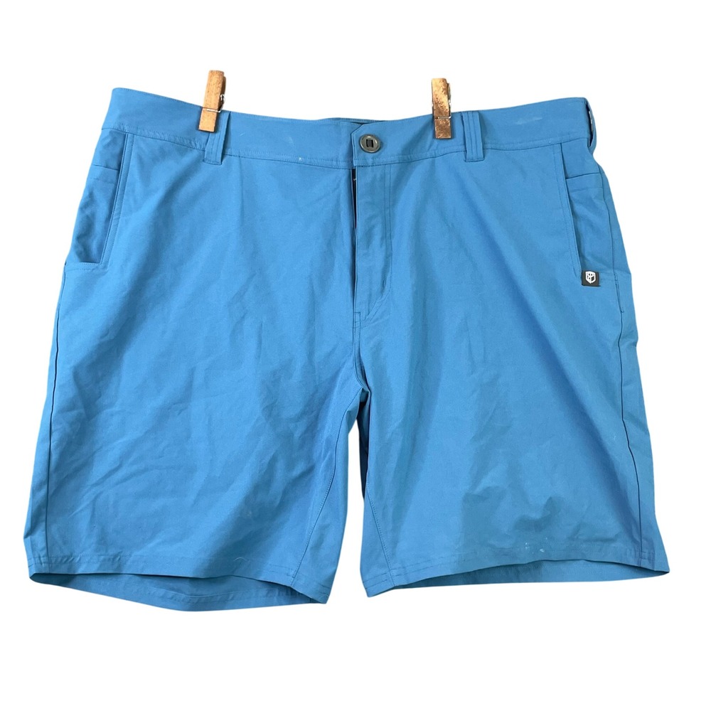 Born Primitive Delta Short Mens 42 Blue Athletic Training Workout Shorts Outdoor